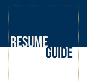 Resume Guide block
