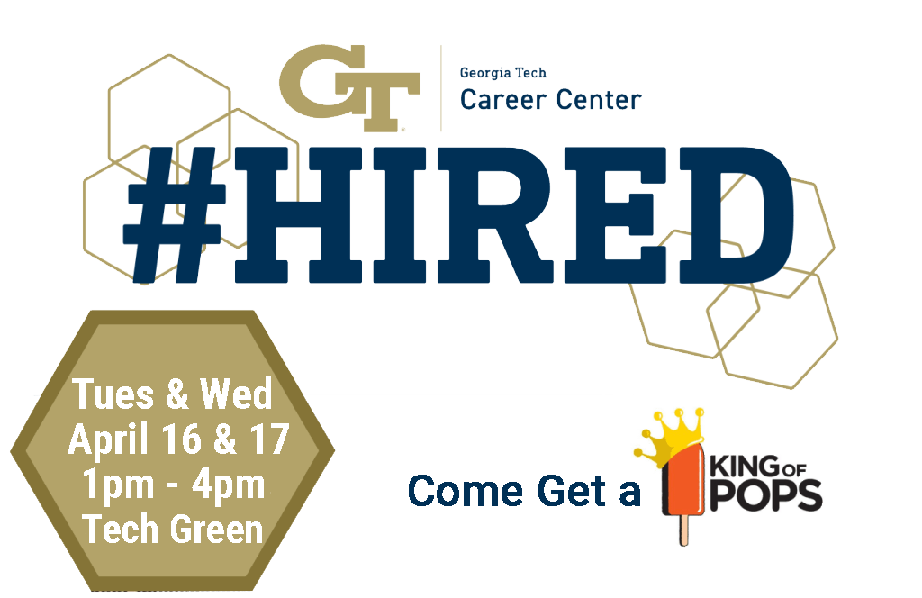 Spring 2024 #HIRED banner